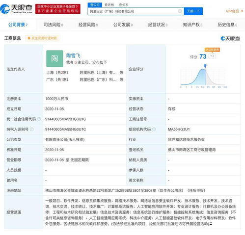阿里巴巴在廣東成立新公司，拓展區(qū)塊鏈與軟件服務